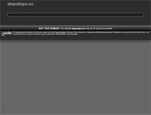 Tablet Screenshot of depodepo.eu